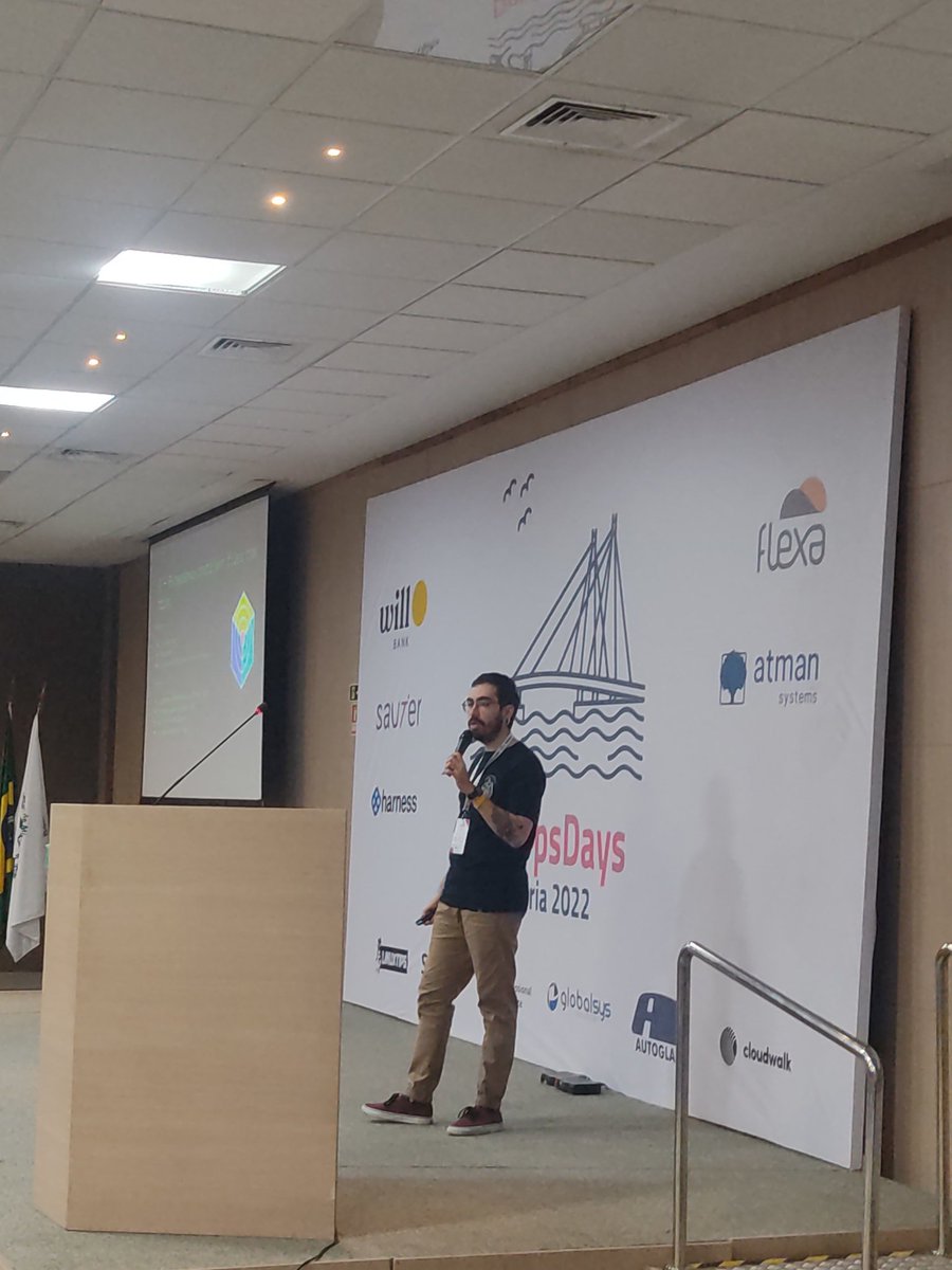 absbrandao's tweet image. Isso não é uma palestra, é uma aula! 
Valeu @P0ssuidao!

@devopsdaysvix 
#devopsdaysvix