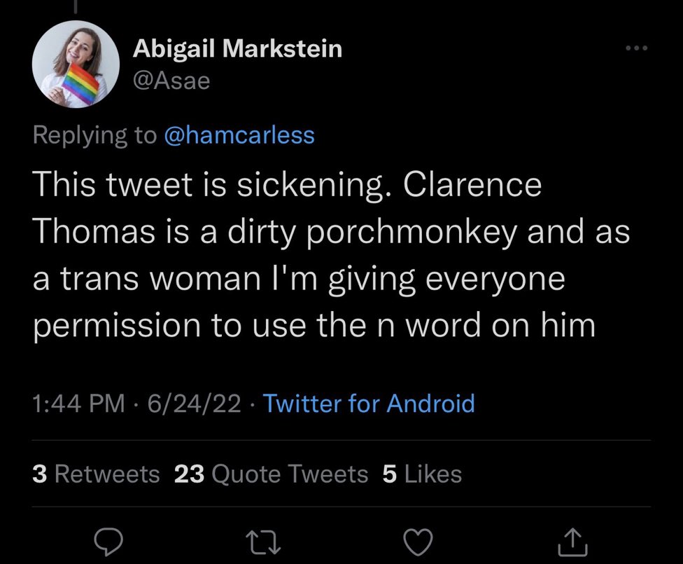 #BlackAmericans, this is what the #Democrats and the leftists REALLY think of you when you don’t do what they want.

KEEP THAT IN MIND.