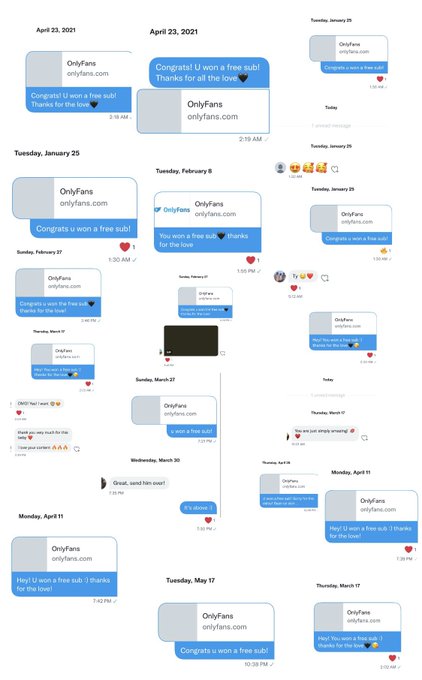 For the people who say I don&rsquo;t actually give out the free subs that I promise; here&rsquo;s a handful&hellip; I always