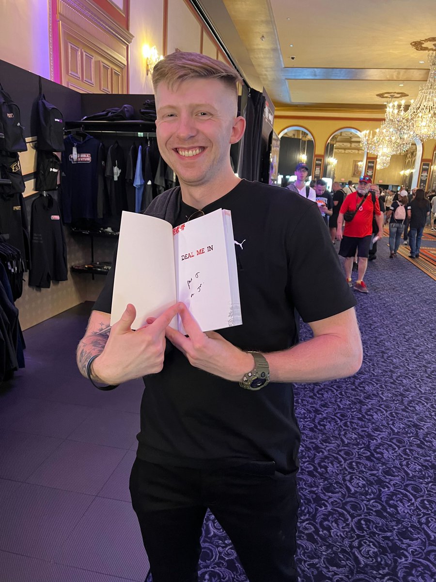 PokerGO's tweet photo. Have you stopped by the @zennioptical eyewear booth inside the Paris hallway yet?

These guys did, and take a look at some of the great prizes they snagged! An autographed copy of @phil_hellmuth's book and a $100 gift card.

There's still plenty left to earn so stop by! https://t.co/2HDSNH8aPE