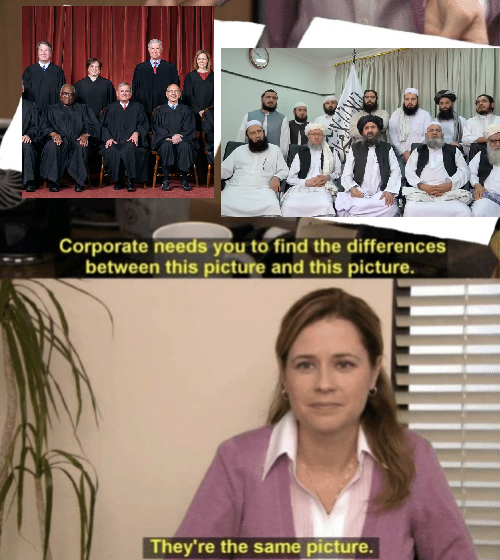 Fuck these fascist scumbags. The Supreme Court is literally #Taliban at this point. Opinion states gay<a href="/tag/scotus"class="tags"><span>#scotus</span></a><a href="/tag/supremecourt"class="tags"><span>#supremecourt</span></a><a href="/tag/taliban"class="tags"><span>#taliban</span></a><a href="/tag/roevswade"class="tags"><span>#roevswade</span></a><a href="/tag/americantaliban"class="tags"><span>#americantaliban</span></a>