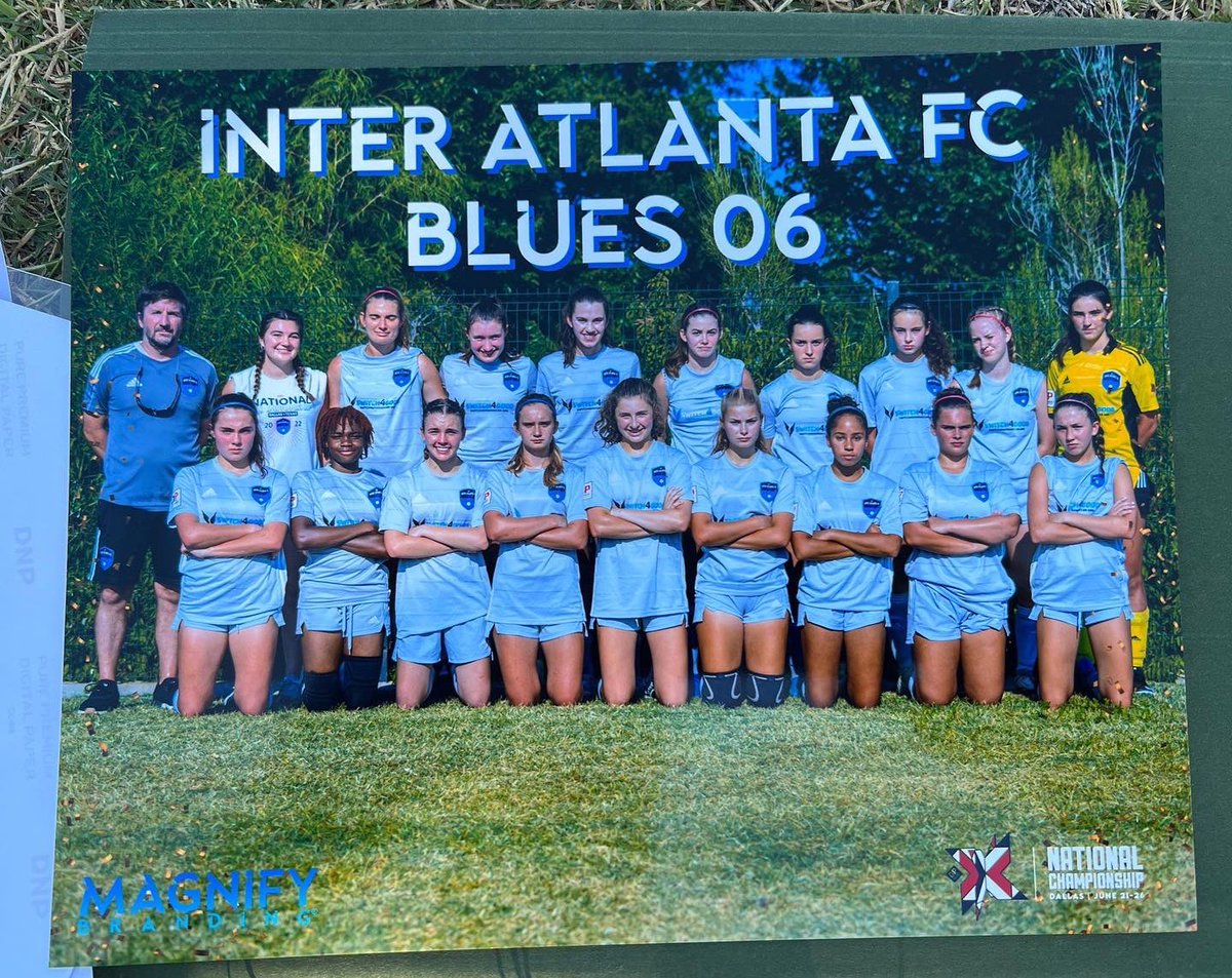 iafc_blues's tweet photo. Droppin’ by with an update from Dallas, TX🤠
Only two teams from the @DP_League Southeastern Conference advance to the semi-finals in multiple age groups at Nationals…and that club is Inter Atlanta FC.
Let’s get it 05’s and 06’s!👏
#dpl #dpltx22 #dplfinals #everythingearned https://t.co/X9zcTNHerO