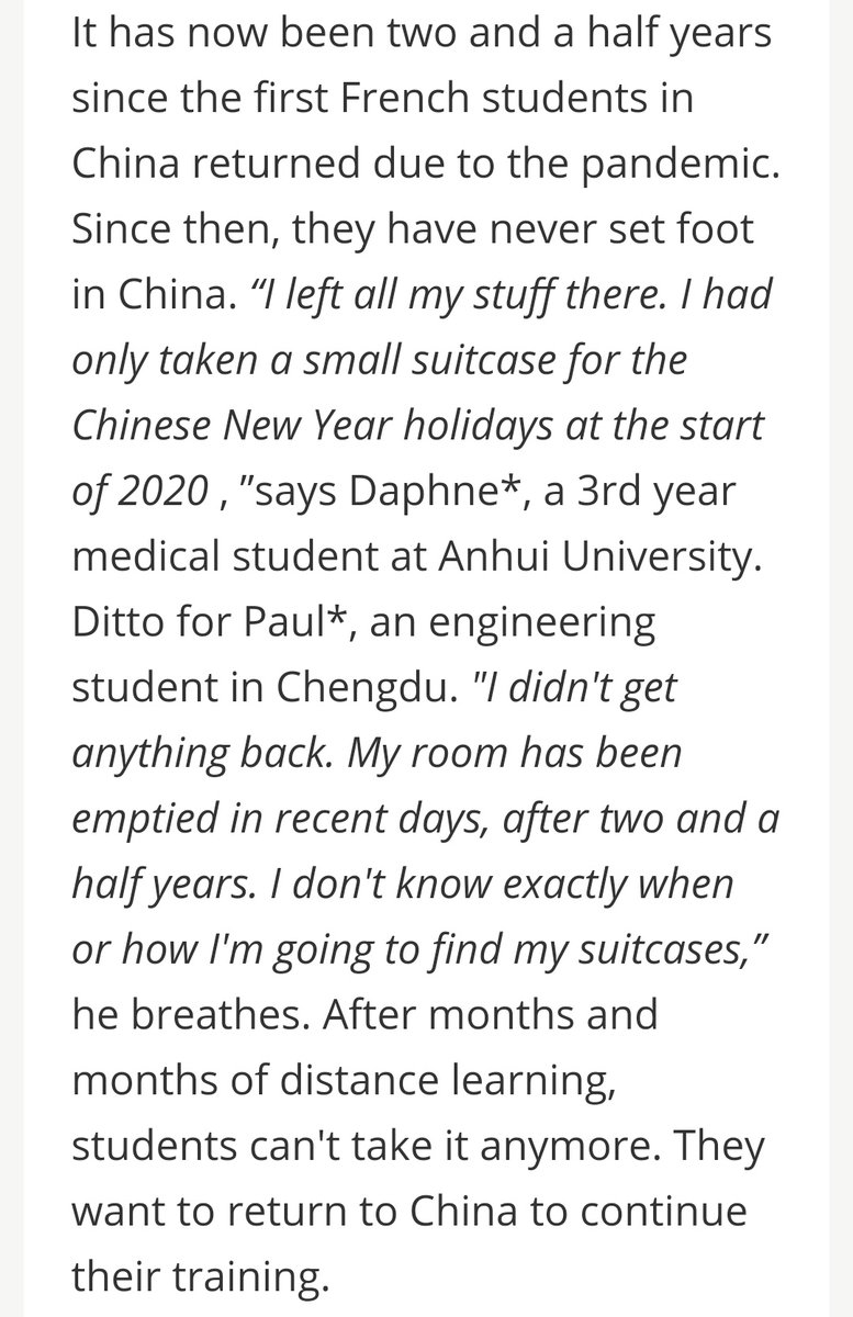 takeusbacktoCHN's tweet photo. "We allow Chinese students to come to France but not the other way around, it’s unfair. "

Via @em_ferrand of  @Le_Figaro

#takeusbacktochina

https://t.co/QXMNz3vWLD https://t.co/OLAVP4hFYL