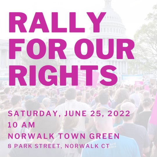 #SaturdayMorning in #Norwalk. 

Thanks to Council members Nora Niedzielski-Eichner, <a href="/JoshMGoldstein/">Josh Goldstein</a> and <a href="/dominiqueforct/">Dominique Johnson</a> for organizing. #RoeVWade