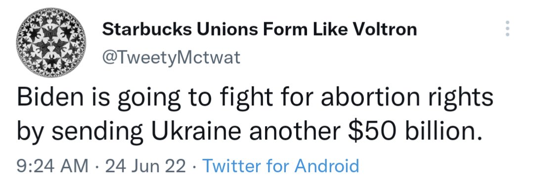 TheAltLeftPod's tweet photo. #SCOTUS #RoeVWade #Ukraine️ https://t.co/uiATGaKuCA