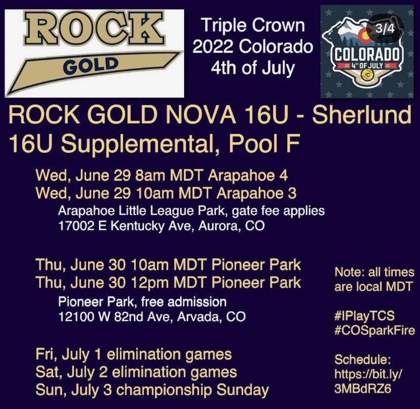 The girls head to Colorado next week!!🙌🙌 Just finished up in NJ and taking a pit stop home before we ROCK it in CO🏔<a href="/RockGoldVA16U/">Rock Gold VA 16U 🥎</a> <a href="/TCSFastpitch/">TC Fastpitch</a>