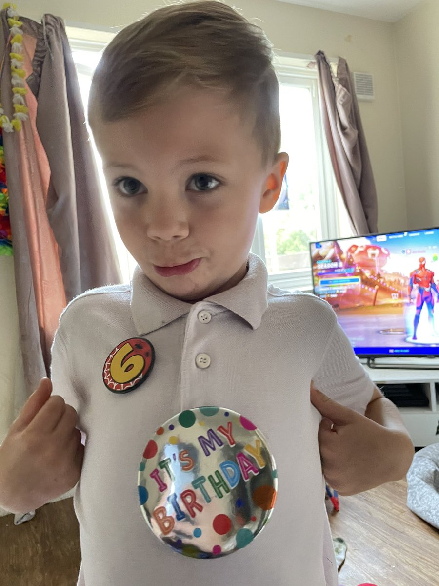 SpaceTibbs's tweet photo. My boy turned 6 today 🎉😩💙 https://t.co/vwtOSFck15