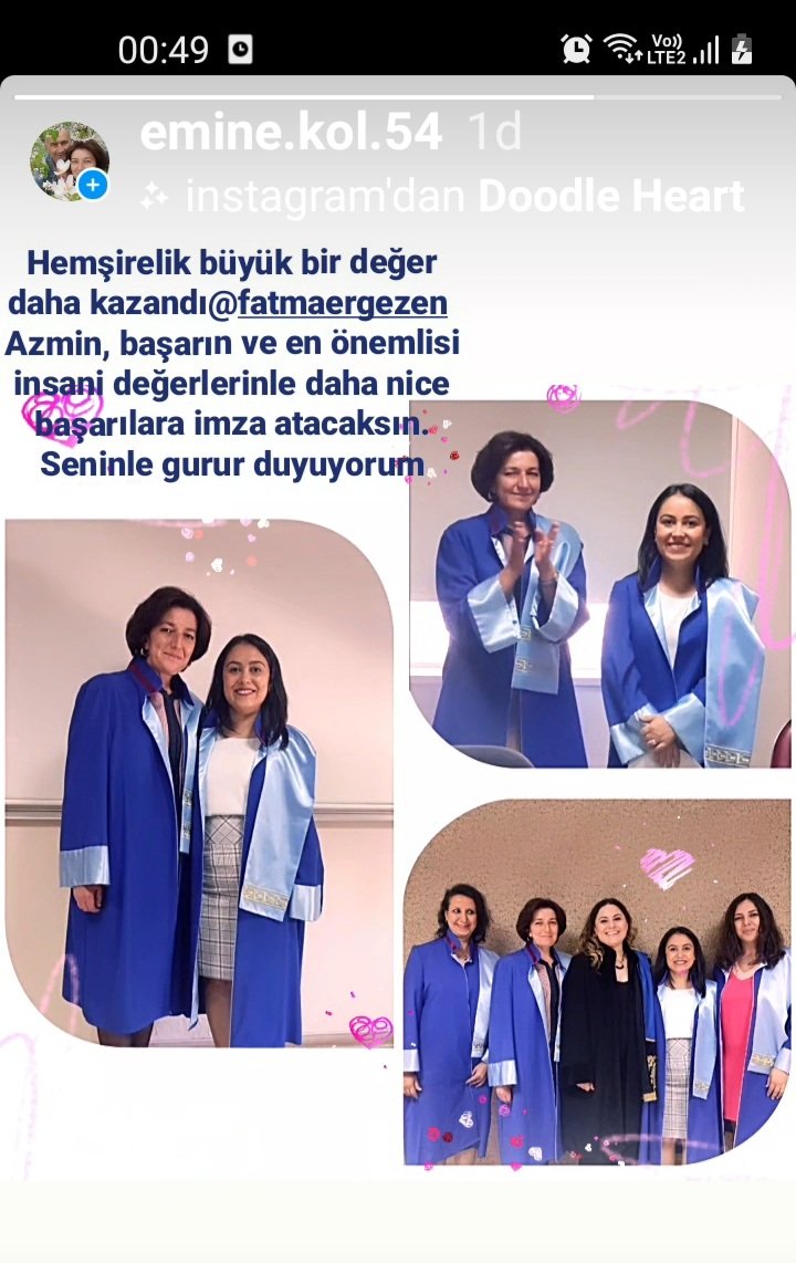 ekolakdeniz's tweet photo. İlk doktora öğrencimi mezun etmenin gurur ve mutluluğunu yaşıyorum. Öğrencilerin, meslektaşlarin ve senden bakım alacak bireyler çok şanslılar @fatma_dursun ❤👏🧿 https://t.co/ozBpPfWSJf