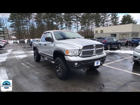 2005 Dodge Ram 2500 at Monadnock Ford! Comes equipped with keyless entry, fog lamps, leather-wrapped steering wheel, sliding rear window, and so much more. Stop in or give us a call today! 603-283-5900 
#dodge #dodgeram #ram2500 #dodgeram2500 #liftedtruck
 ... 
