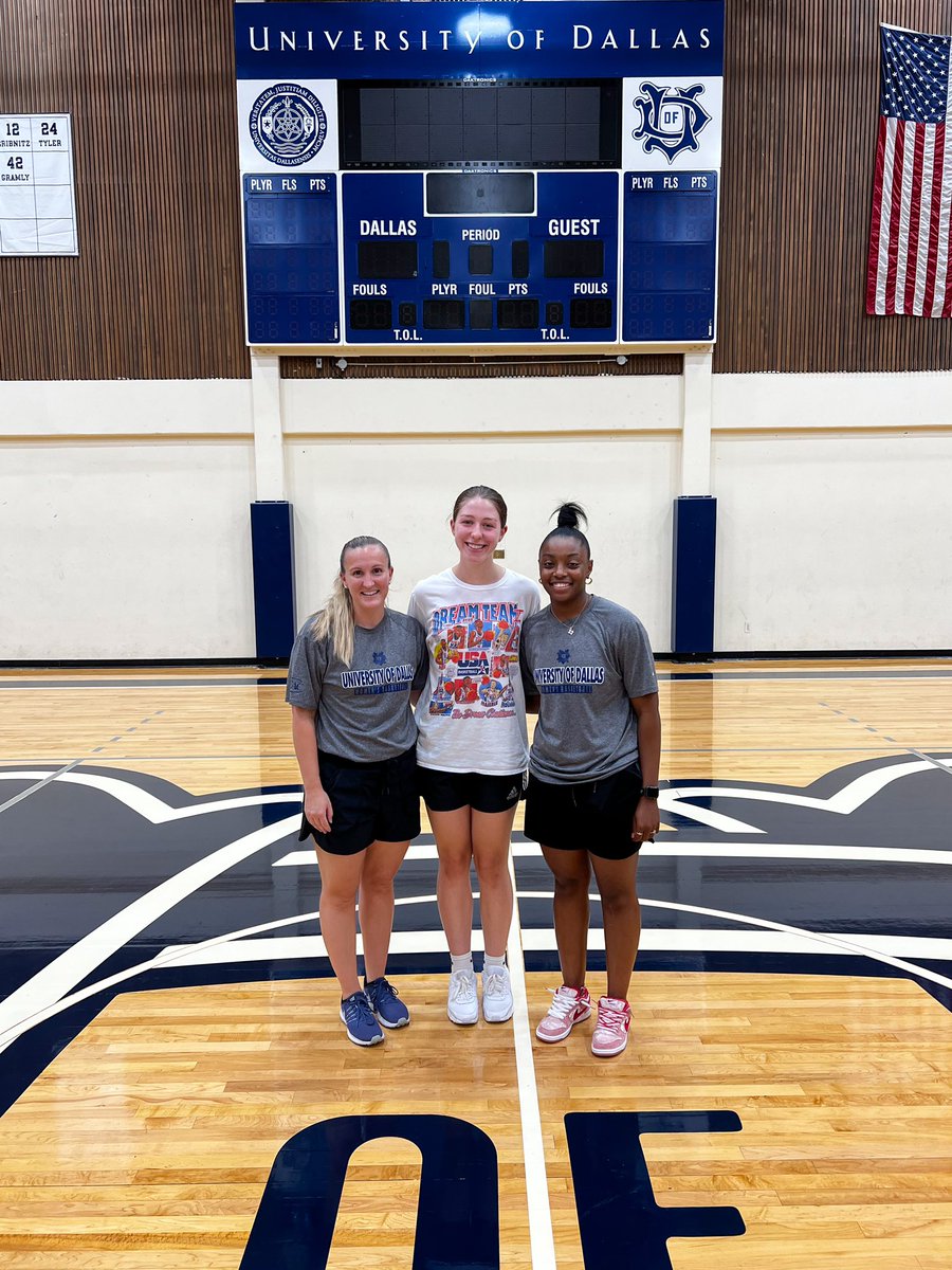 emmarpotts's tweet photo. Had a good afternoon today visiting @UDallasWBB and seeing the beautiful campus. Thank you @Coach_BriC for having me and extending me an offer to play at the next level! Go Crusaders! @JPSElite @GoCoachMo @TompkinsGBB https://t.co/THRhYKr4C7