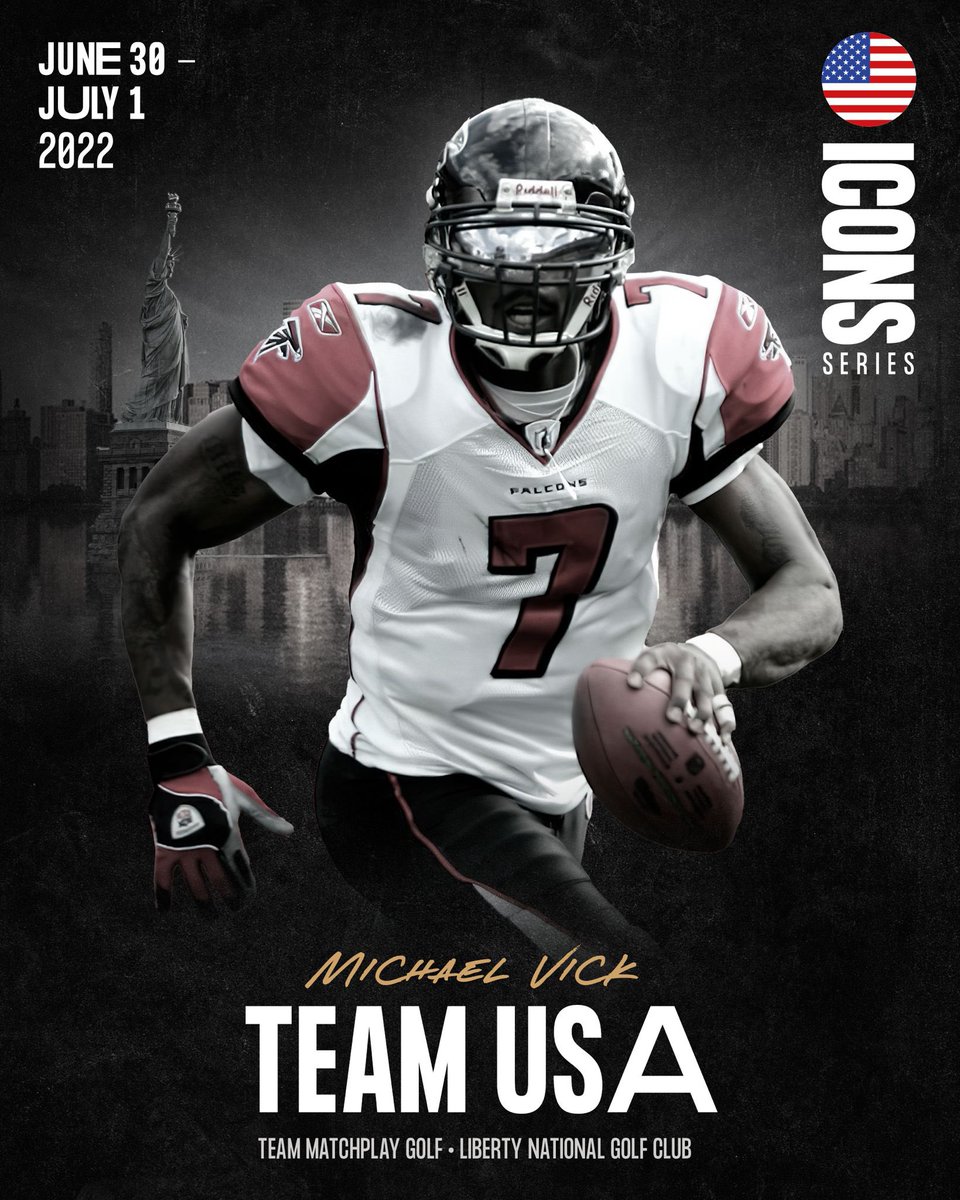IconsSeries's tweet photo. 1st overall pick in the 2001 NFL draft. The all-time leader in quarterback rushing yards. He transformed the QB position. An ultimate dual-threat. And the most fun player ever on Madden. Now… he joins Team USA. #IconsSeries

🎟️ - https://t.co/Nr9Bq6azsD https://t.co/P4A4ml4Idv