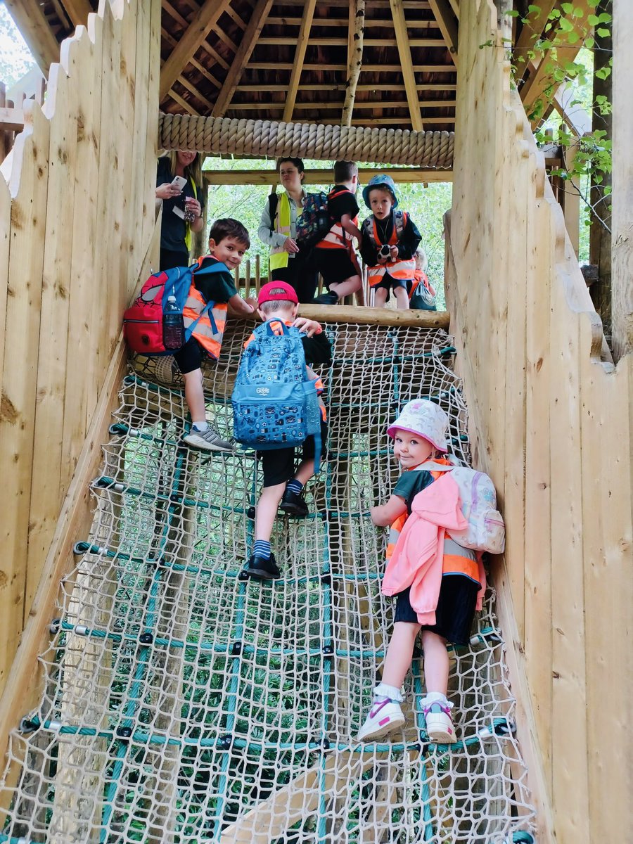 sjvblackpool's tweet photo. Lots of steps walked and lots of climbing high up in the trees 🌳🪵 @BeWILDerwoodCHR #SJVRD #SJVRAH https://t.co/2TpdVQyvMk