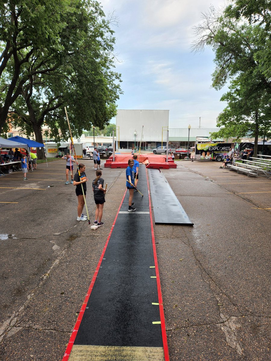 Are you ready?!? These athletes are! Come check it out tonight and tomorrow. Vaulting starts at 6 tonight and 10 tomorrow.