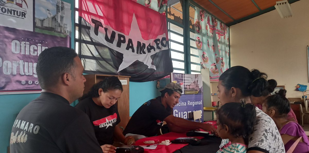 #24Jun|| El Movimiento Revolucionario Tupamaro del Mnpio Ospino realiza Operativo del Sistema Vticket, junto a funcionarios del INTT, FONTUR.

<a href="/NicolasMaduro/">Nicolás Maduro</a>
@TupamaroMRT
<a href="/tupa_tv/">𝐓𝐰 𝐨𝐟𝐢𝐜𝐢𝐚𝐥 𝐓𝐮𝐩𝐚_𝐭𝐯 𝐑𝐞𝐛𝐞𝐥𝐝𝐞</a>
<a href="/WBenavides_MRT/">Williams Benavides</a> 
<a href="/PrimitivoPsuv/">Antonio Primitivo Cedeño</a>