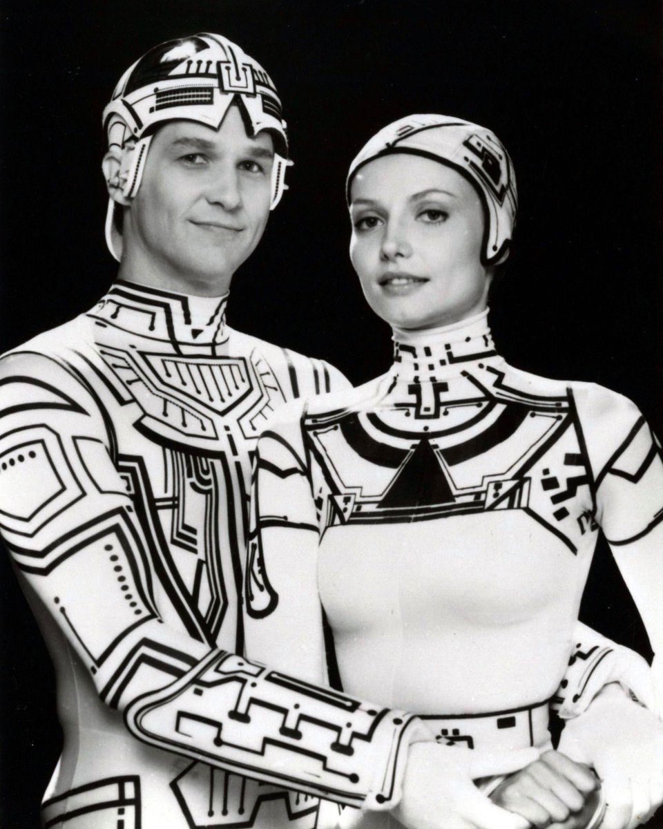 In Search of Tomorrow on Twitter "TRON (1982) promotional photo of Jeff Bridges and Cindy