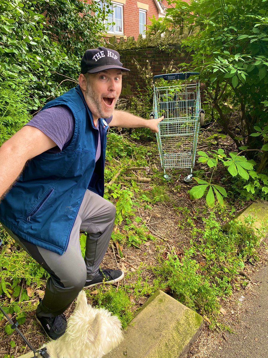 drvan's tweet photo. OnThis3rd #DaysOfSummer2022 Robert won the annual game: #SpotTheDiscardedTrolley! QuiteTheFeat as usu we’re LookingInCanals, reservoirs, &amp;OtherWaterways. GoodSpotting, Robert! NextGame: HowMany HiVis-vested PplCanUSpotIn an hr? (Bonus pnts if their job has nothing 2do w/ safety!) https://t.co/IkKnDjgVPi