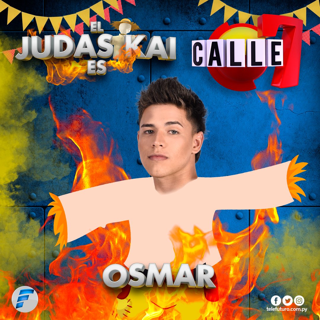 Calle_7PY's tweet photo. #OsmarC7 es el #JudasKai elegido por el público de #Calle7Py 🔥💥
🔵 En VIVO: @Telefuturo o a través de https://t.co/f0vtTg5Ot5
#NosVemos en #Calle7Py https://t.co/4tzEZgfdgS
