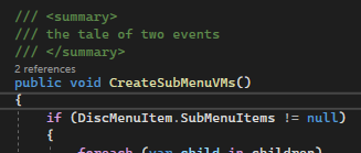 truossGER's tweet photo. That´s why I love coding in a team. The method is not even called by any event. 🤣 #coding #usefulcomments https://t.co/sAKfFNv13x