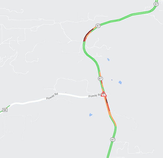 Caltrans San Diego on Twitter "Fire reported at Poway Road just west