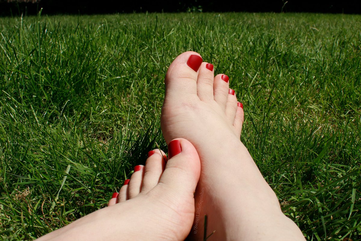 SweetSquishes's tweet photo. ...and we have sun!
#feet #redtoes #outside #sunshine https://t.co/GdY7y8S4r1