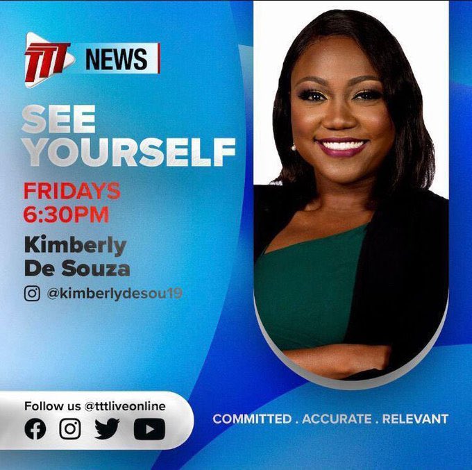 KimberlyDeSou19's tweet photo. In T-10 minutes🤩📺
In tonight's episode of See Yourself, I chat with the bread, cheese and channa King of Charlieville, Nick, about his tasty sandwiches which keep the customers coming back for more. Stay tuned on @tttliveonline
#SeeYourself
#KimberlyDeeHost https://t.co/Fu67XKdXUm