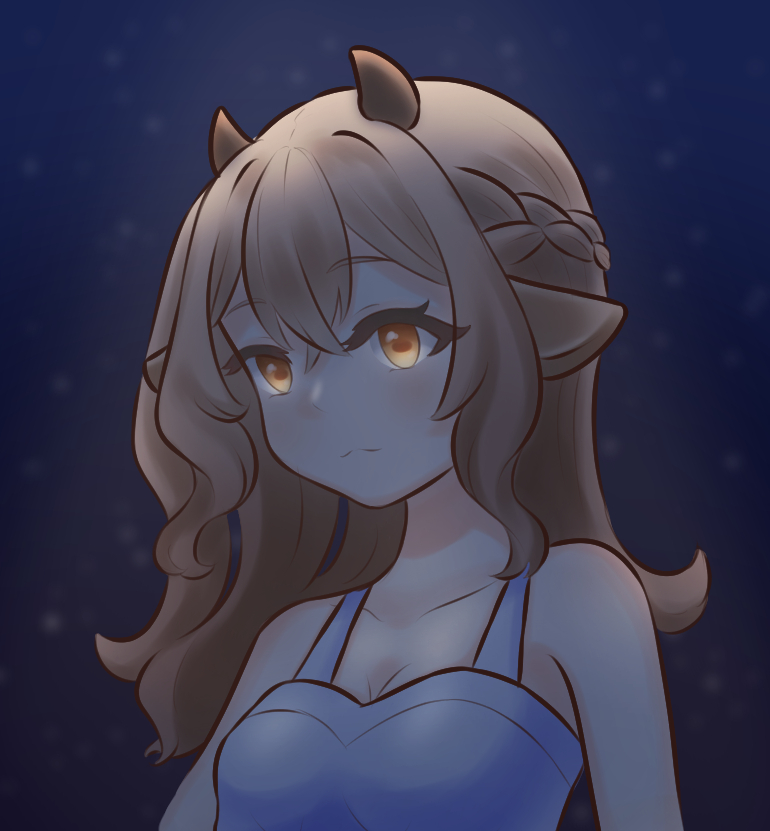 Atmospheric lighting practice while watching Scarlet's drawing stream this morning #capriart