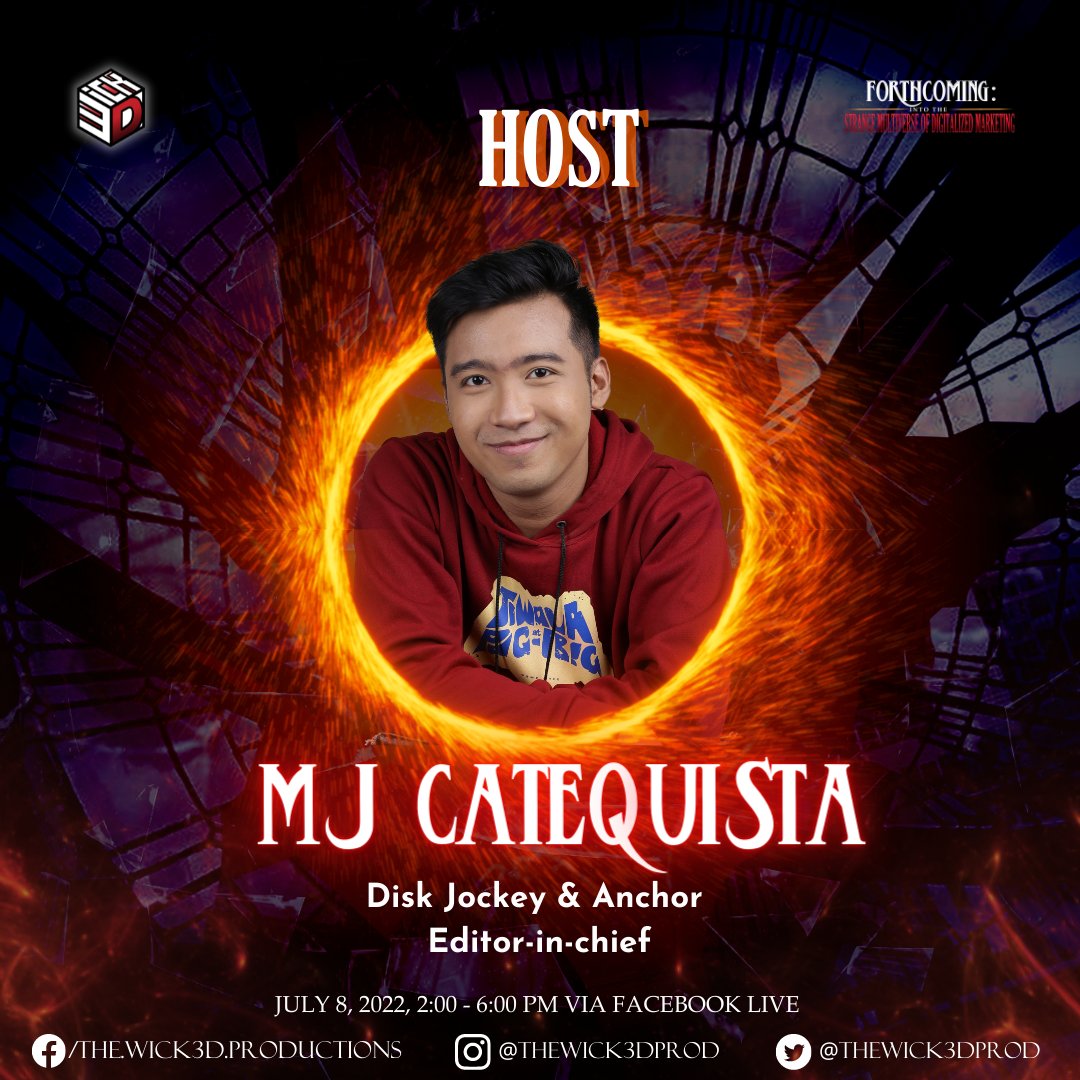 thewick3dprod's tweet photo. The portal to Strange Multiverse of Digitalized Marketing is within our reach!
Dive into Strang3Dimensions with our marvelous hosts Ira Malonzo and MJ Catequista.
Enter the portal to multiverse with us here:
https://t.co/Pr8wnHe67q
#TheWick3D
#FORTHCOMING
#Strang3Dimensions https://t.co/uuzIpLfumn