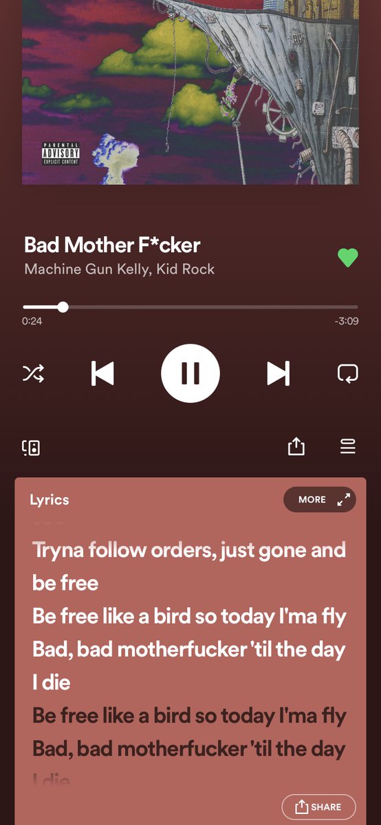 cryptik_wolf's tweet photo. Kid rock and MGK killed this track. https://t.co/P9Y5gIPRWK