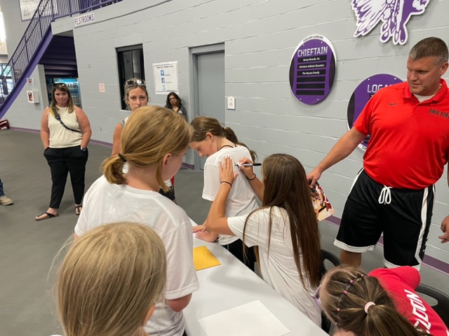 CenterChieftain's tweet photo. Jacy Sheldons' Camp at the Chieftain Center a huge success. https://t.co/3tReK4ICWa