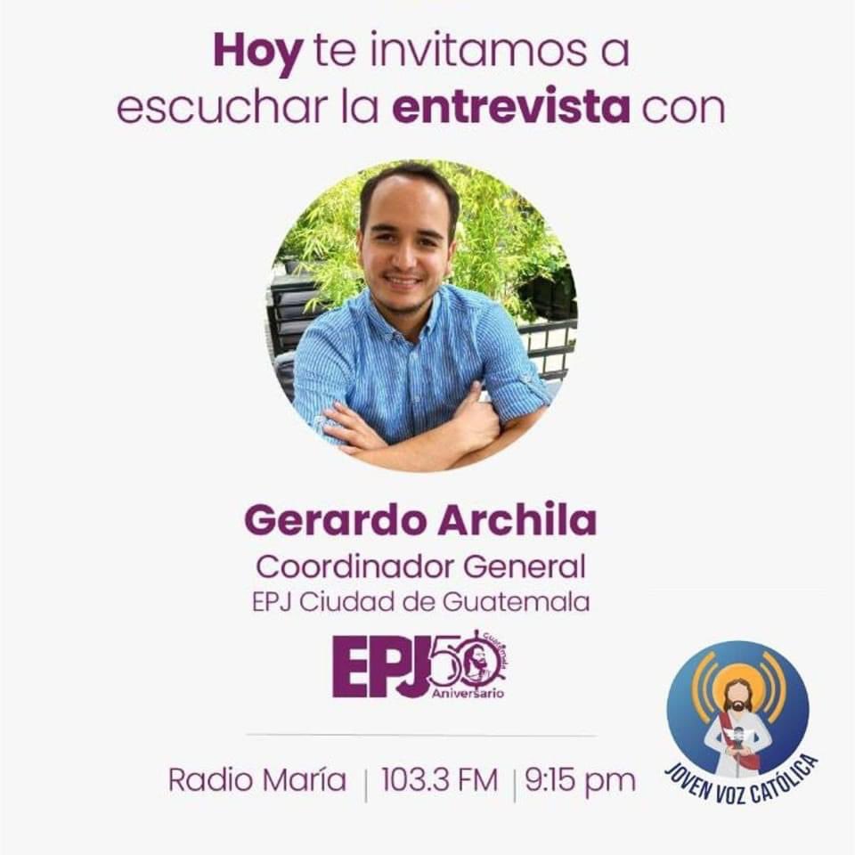 epjguate's tweet photo. EPJ Guate en la radio!🌟😱

Sintoniza esta noche para conocer más del contexto actual, las próximas actividades y retos por venir🙌🏻🎉 solo accede al siguiente link: 
https://t.co/UselTgsMAE https://t.co/6shDMCEK3q
