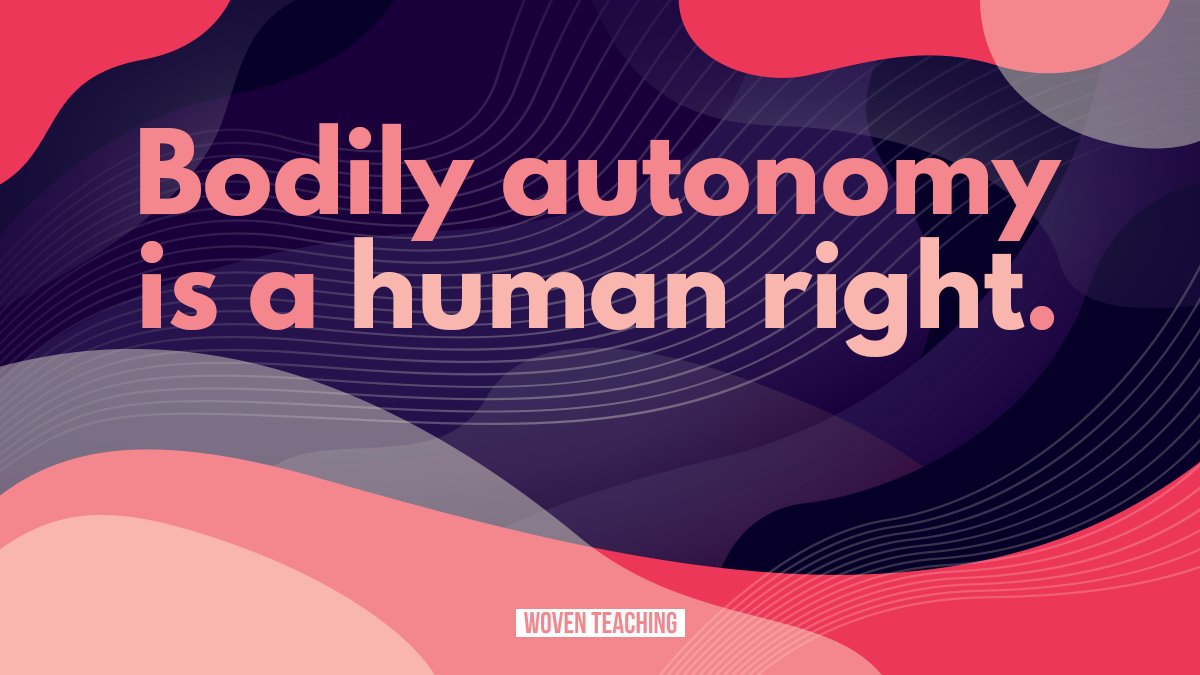 WovenTeaching's tweet photo. The UN sexual and reproductive health agency and the World Health Organization have said as government restrictions on abortion increase, it is inevitable that more people will die. 

Bodily autonomy is a human right. 

#RoeVWade https://t.co/D9sVlb7Q83