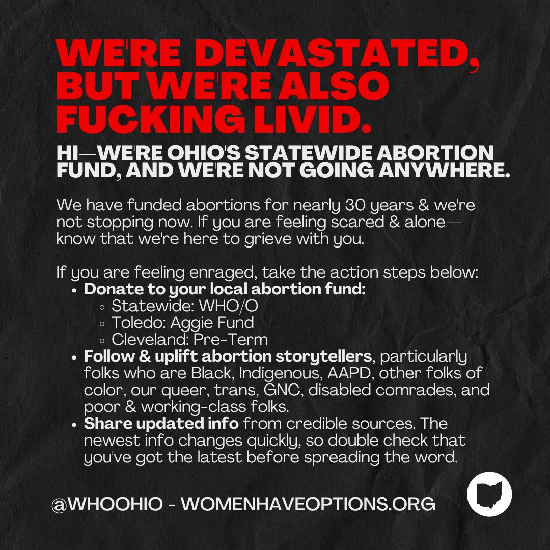 Follow &amp; give to
- <a href="/WHOohio/">whoohio</a> 
- @aggiefund 
- <a href="/PretermCLE/">Preterm Cleveland</a>