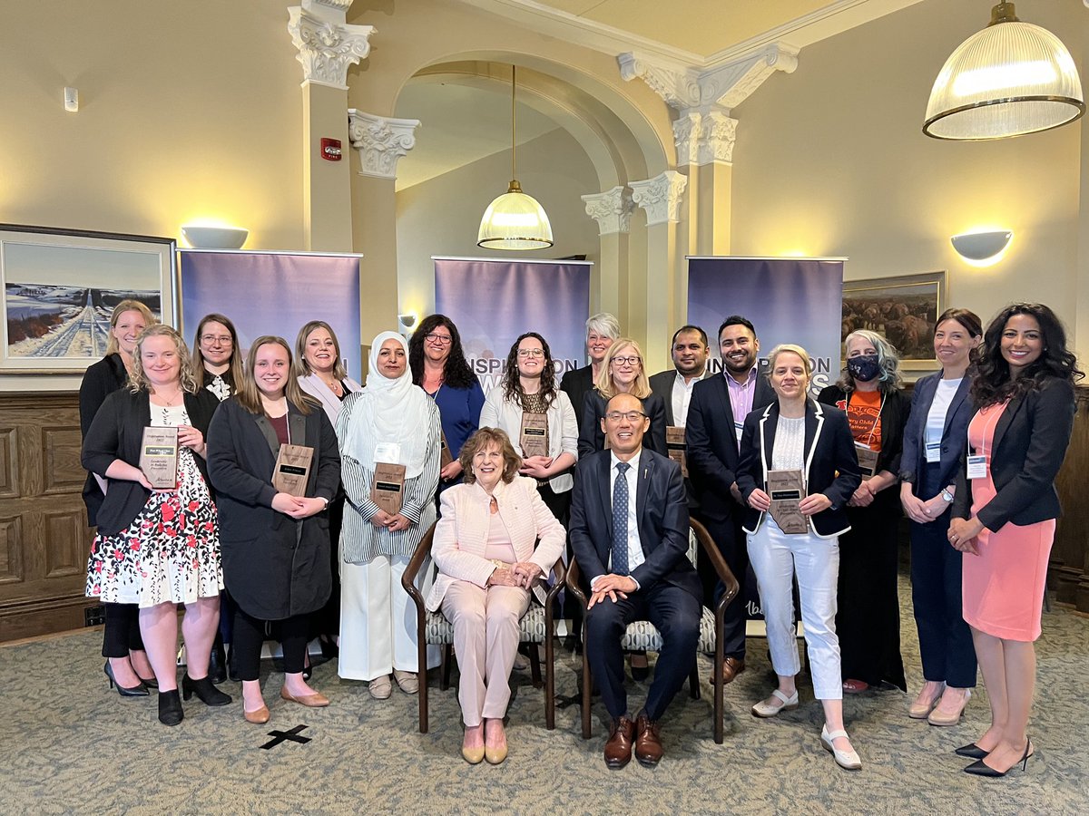 jasonluan88's tweet photo. This year’s #InspirationAwardsAB recognizes outstanding Albertans working to prevent family violence and promote healthy relationships. Congratulations to all award recipients and thank you for your hard work supporting vulnerable Albertans! https://t.co/j2MnNKuEWC https://t.co/E6BWRG8kK3