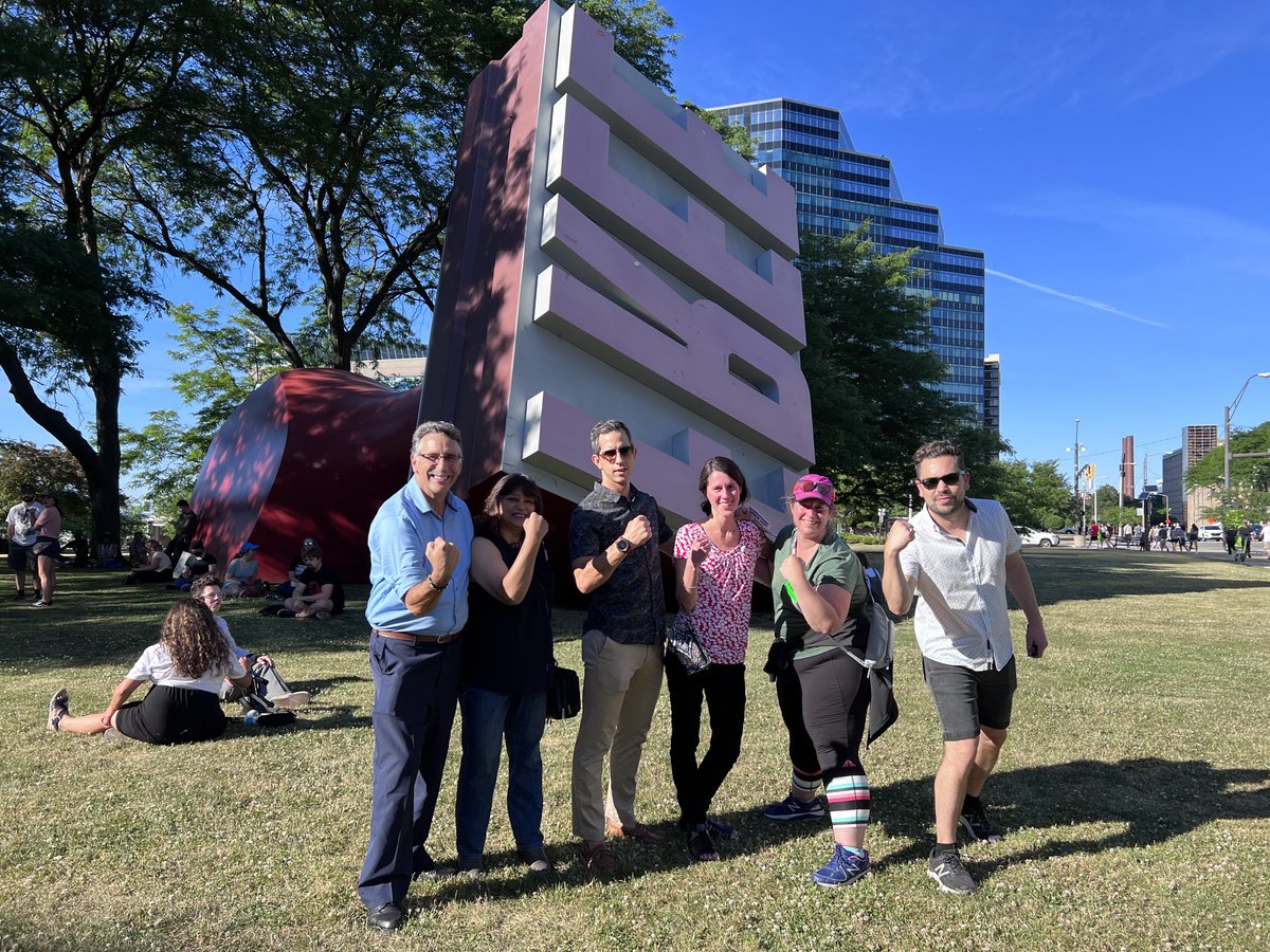 #NARHC2023 planning committee at the #freedom stamp in Cleveland after attending women’s rights protest

⁦<a href="/RefugeeSociety/">Society of Refugee Healthcare Providers</a>⁩ ⁦<a href="/RefugeeHealth/">RefugeeHealthYYC</a>⁩