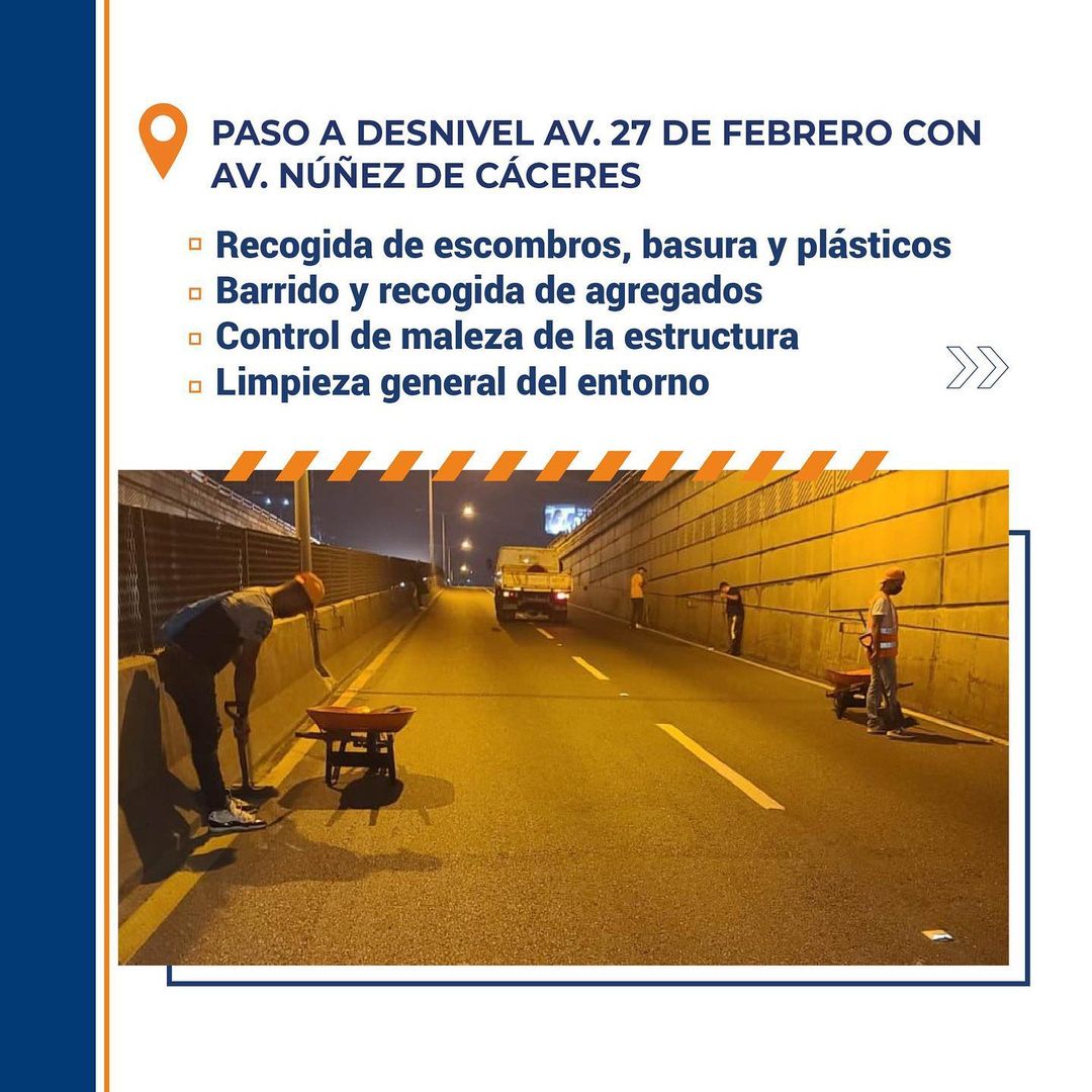 TejedaIng's tweet photo. Estos son los trabajos que nuestras brigadas de mantenimiento de pasos desnivel han estado trabajando en las siguientes vías del país.
#AngelTejeda #CambiandoPorTi #EstamosCambiando #ContruyendoElCambio #CercanoALaGente #ContigoSomosMejores #EstamosEnEsto #ConstruyendoElCambio https://t.co/UjWSQgQ7UW
