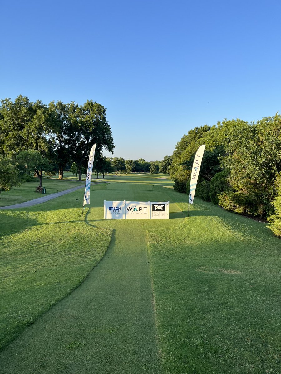 Had a great time hosting @WAPTGolf Oscar Williams Classic. They played in brutal heat and course held up well. Until next year!