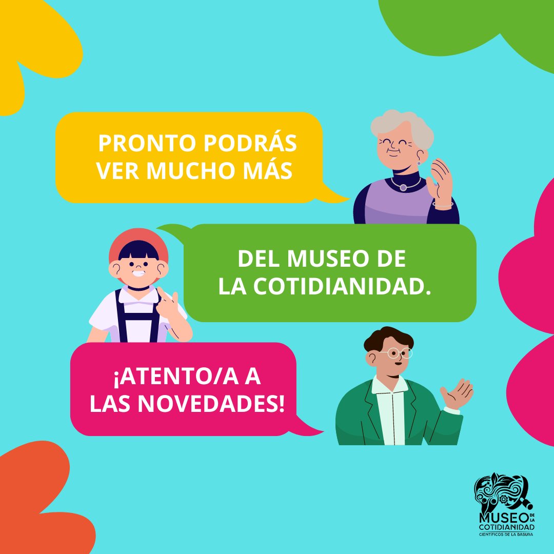 cdelabasura's tweet photo. 🤔¿En qué etapa estamos del MDLC?
💡La creación de un museo tiene diferentes etapas, una de ellas es el diseño del museo y su contenido.
👇El #MDLC estará disponible para todo público en la región de #Coquimbo.
📍Proyecto financiado por @ciencia_cl del @min_ciencia https://t.co/7bzHajN8X1