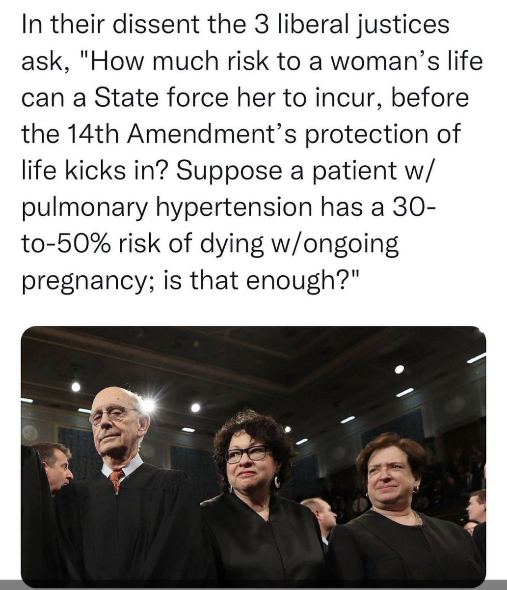 Absolutely devastating. #RoeVWade #Dobbs #pulmonaryhypertension #WomensRightsAreHumanRights #WomensHealth