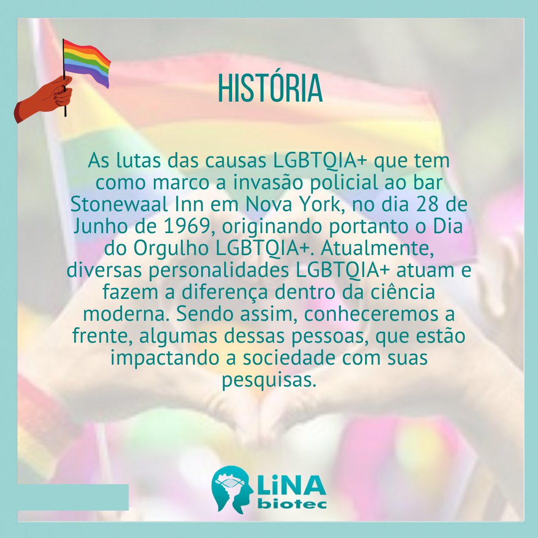 LiNAbiotec's tweet photo. #VemComABiotec #Biotecnologia #MêsdoOrgulho https://t.co/FvFyzUUyjG