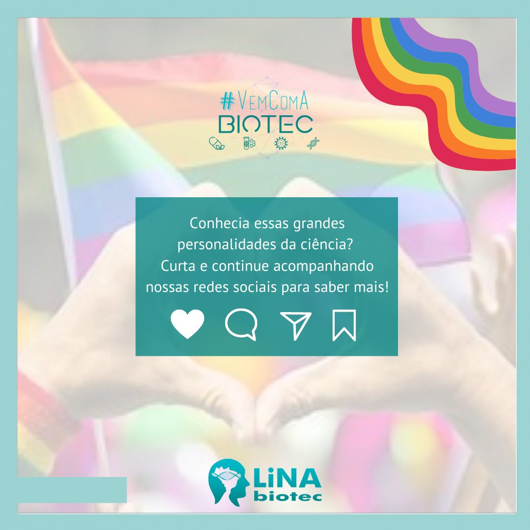 LiNAbiotec's tweet photo. #VemComABiotec #Biotecnologia #MêsdoOrgulho https://t.co/VY4goI47YT