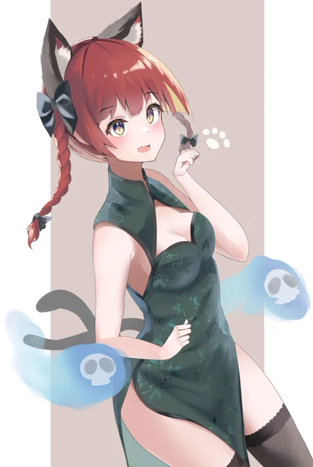チャイナドレスお燐ちゃん 