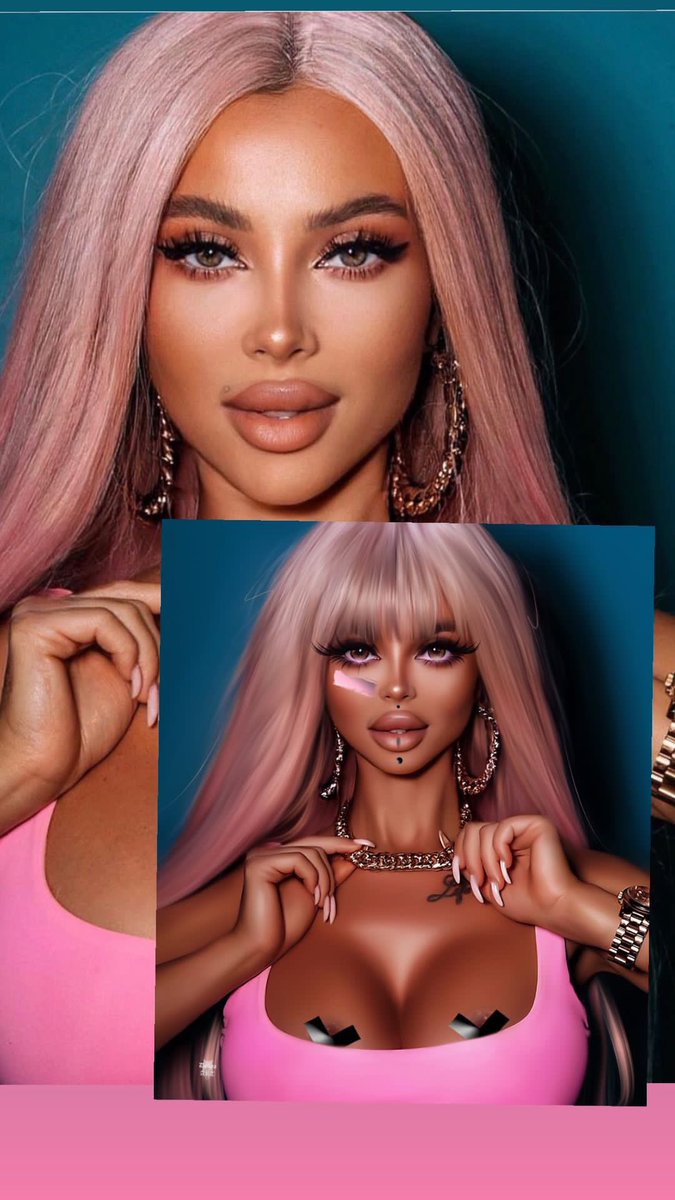 Why do so many people think my dolls are 3D? 😆 It's not 3 D, it's a drawing)