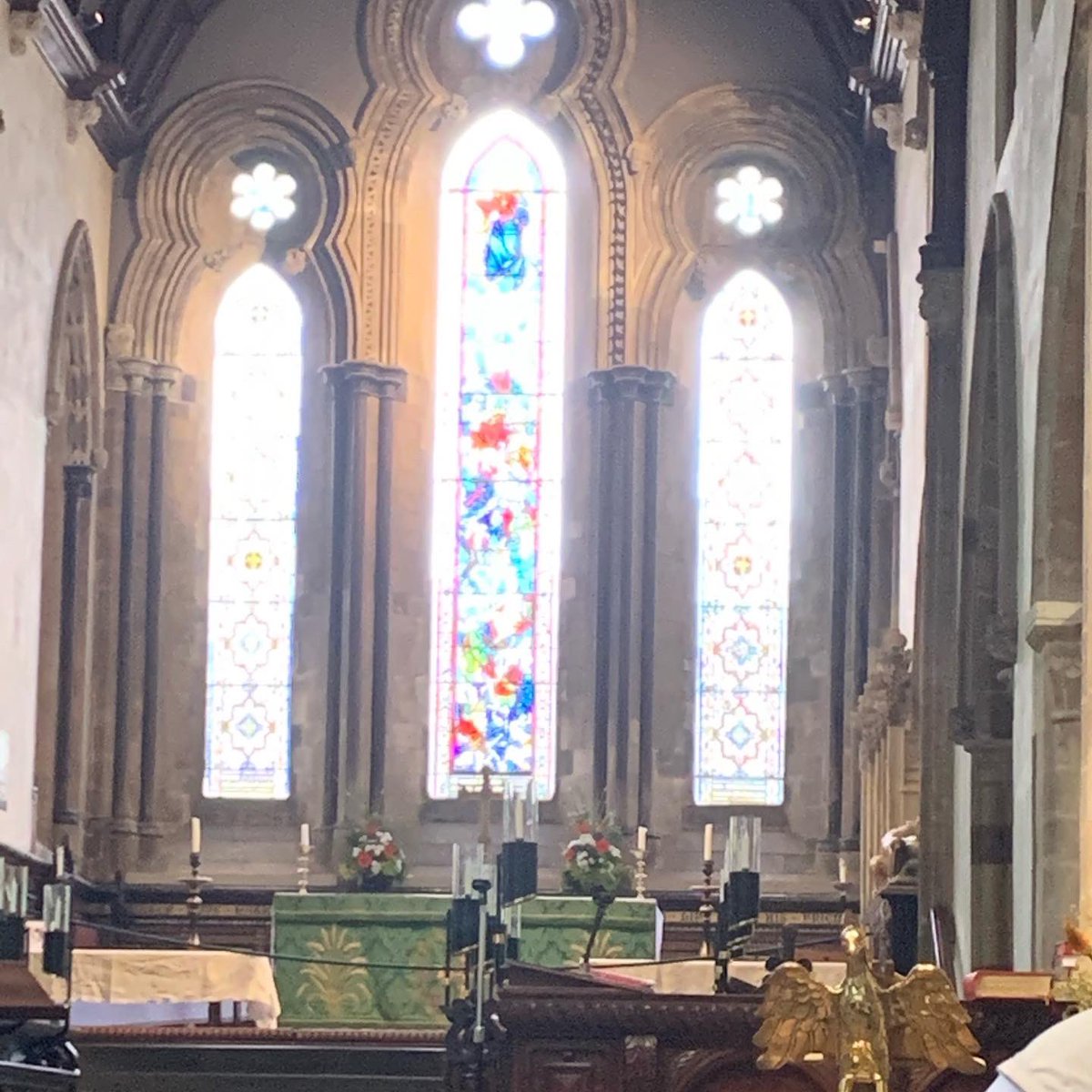 bishopryanc's tweet photo. Day one of #ocacsynod a tour of @Wimborneminster then social drinks do at @TheManInTheWall @UKjdspoons. Was nice to finally get together with my new church colleagues https://t.co/tfjLzaBWDt