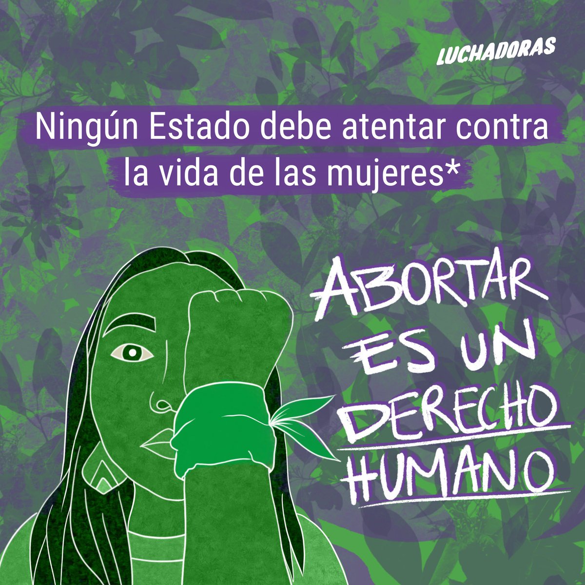 LuchadorasMX's tweet photo. ⚠️Ante la derogación del derecho al aborto en #EUA que afectará a miles de mujeres*, mujeres* negras, racializadas, migrantes y de la comunidad LGBTIQ+, seguiremos luchando por una #InternetFeminista 💥con información segura para nuestros derechos sexuales y reproductivos ✊💚 https://t.co/YGkLTWBu2T
