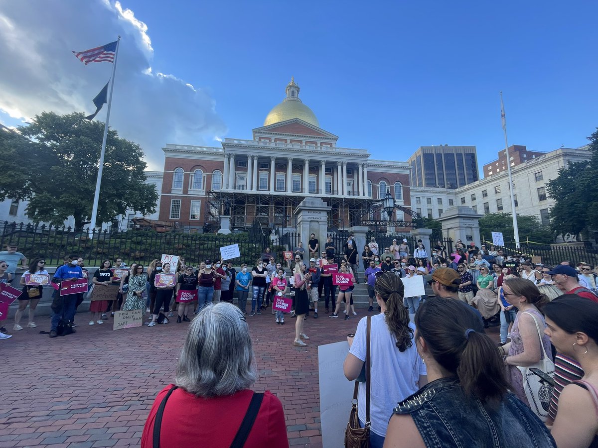 In front of the MA State House.
#ProtectAbortionRights