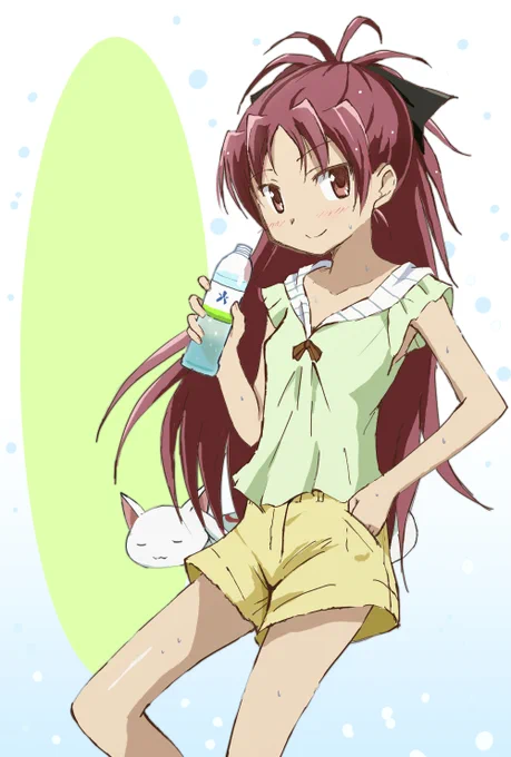 暑いので、涼めそうな杏子ちゃんをば。(過去絵) 