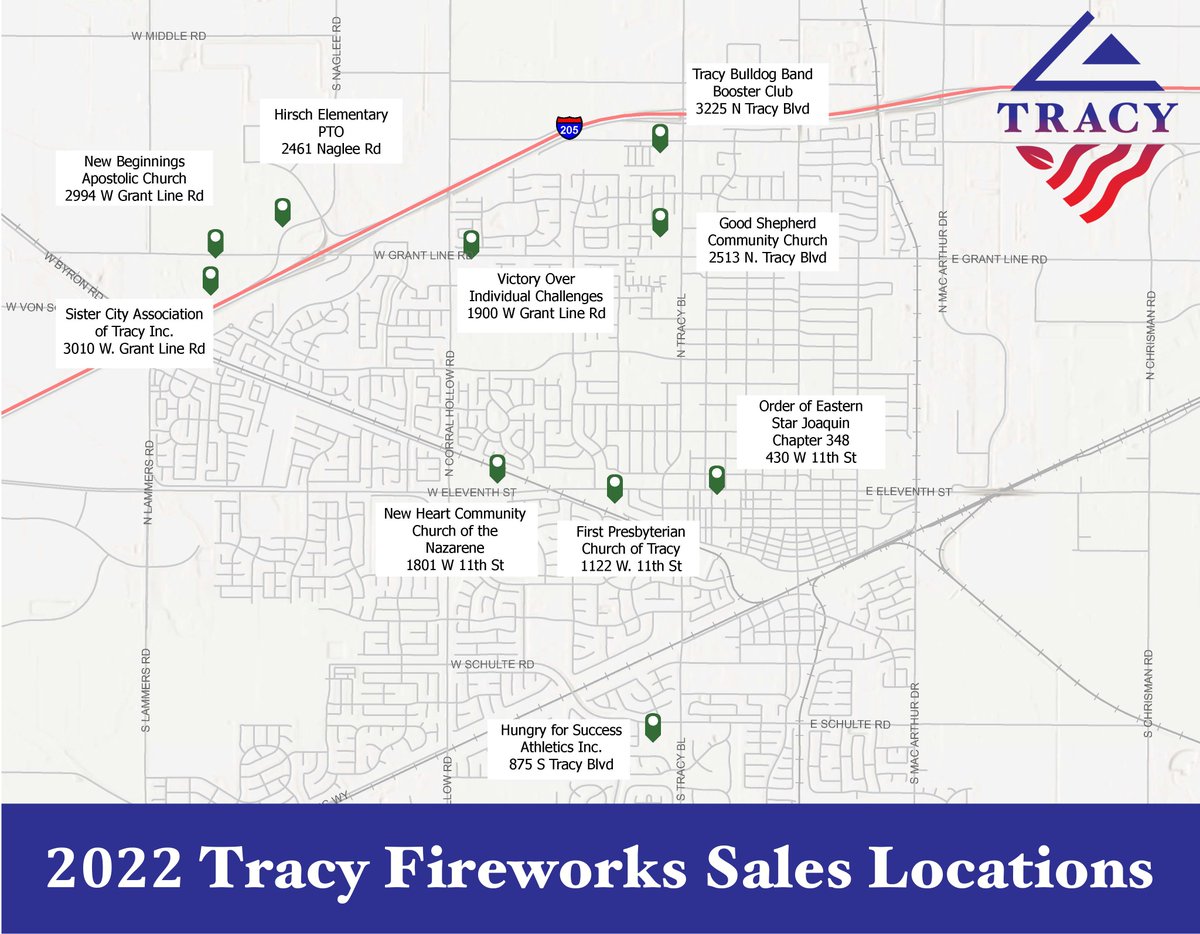 cityoftracy's tweet photo. MEDIA RELEASE: AWARDEES OF 2022 FIREWORKS LOTTERY ANNOUNCED, SAFE AND SANE FIREWORKS SALES TO BEGIN TUESDAY AT NOON IN TRACY

Read it here: https://t.co/AOSJ5WEoJf

Please RT!

#TracyCa #CityOfTracy #ThinkInsideTheTriangle https://t.co/oqaeQHxkoF