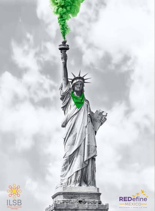 PorAbortoLegal's tweet photo. La marea verde no tiene fronteras.
Estamos con ustedes 💪💚💚
#AbortionRightsAreHumanRights #WeWontGoBack https://t.co/bI8TbZQfY3