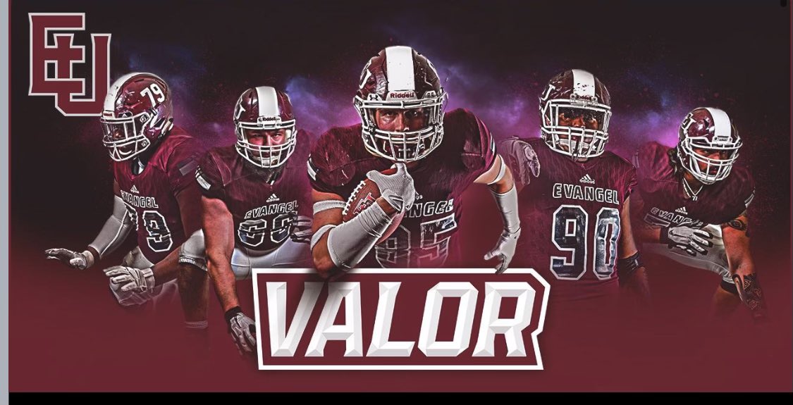 ZachStein23's tweet photo. I am blessed to receive an offer to further my education and play football the next level @Evangel_FB https://t.co/tKWNci9wxY