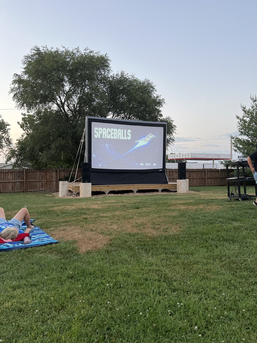 The world is shit. Tomorrow I continue the fight. Tonight, Spaceballs at an outdoor brewery. @MothersBrewing